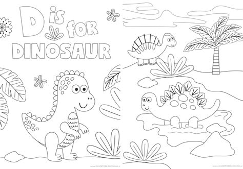 Printable Dinosaur Coloring Pages - Made To Be A Momma