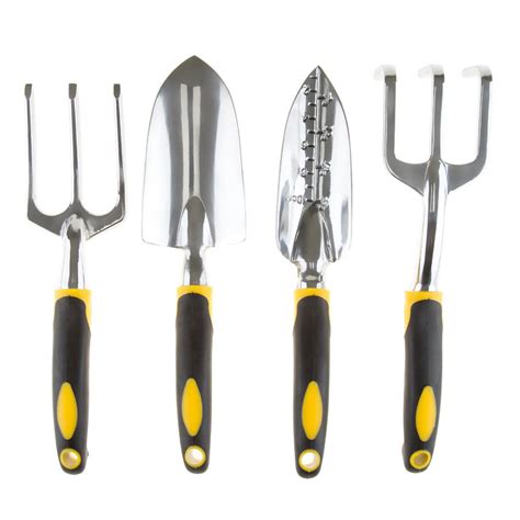 Pure Garden Garden Tools Set (4-Pieces)-M150061 - The Home Depot