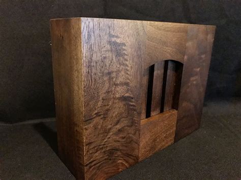 Doorbell Chime Cover - Arched (Figured Walnut) - Doorbell box cover ...