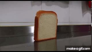 Falling bread on Make a GIF