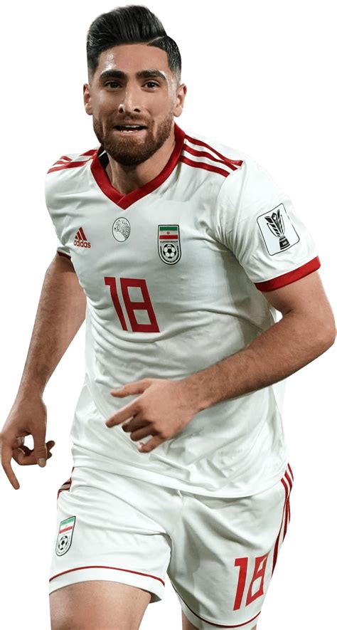 Alireza Jahanbakhsh Iran football render - FootyRenders