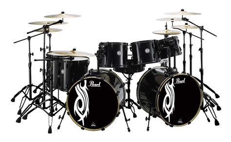 heavy metal drum set | Pearl Jj728 Joey Jordison Limited Edition 8 Piece Double Bass Drum Kit ...