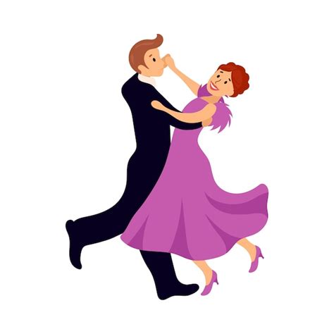 Premium Vector | Couple Dance Illustration