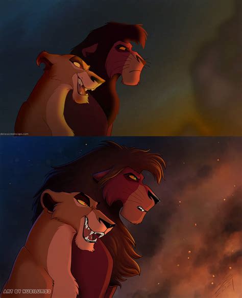 Kovu and Zira - Redraw of TLK2 screenshot by nubilum93 on DeviantArt