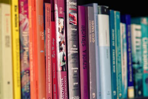 Colorful books on shelf · Free Stock Photo