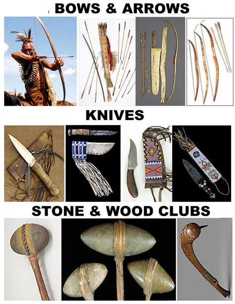 Twelve Native American Weapons