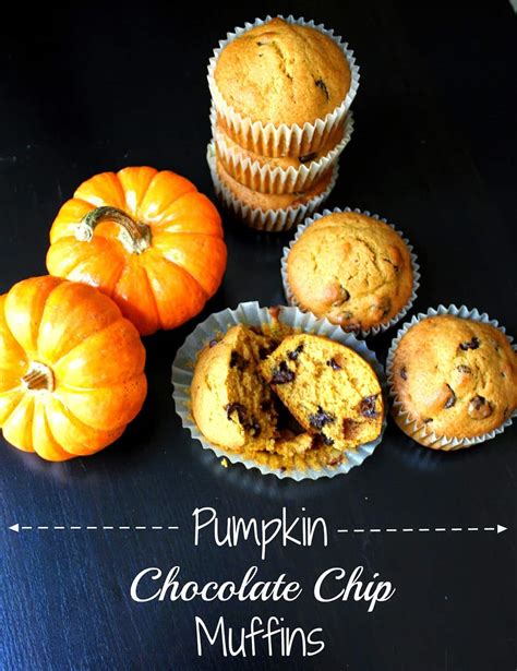 Pumpkin Chocolate Chip Muffins - The Chirping Moms