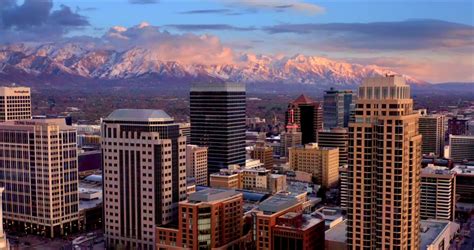 Salt lake city skyline Stock Video Footage - 4K and HD Video Clips ...