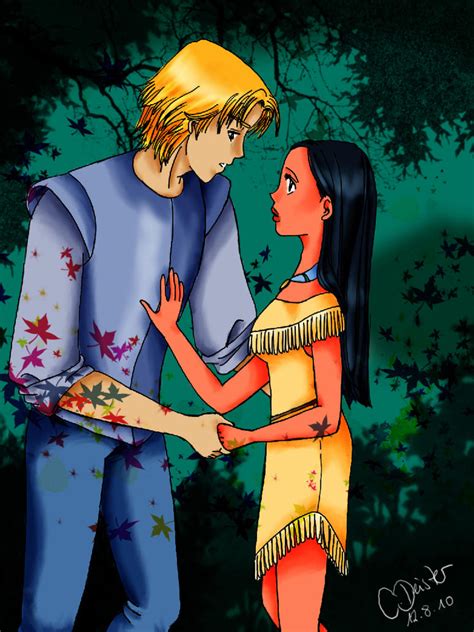 Pocahontas and John Smith by Charlylein on DeviantArt