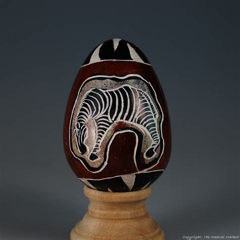 Handmade African Kenya Kisii Soapstone Easter Eggs Zebra - Etsy