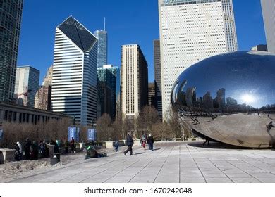 Chicago Illinoisusa January 21 2020 Millennium Stock Photo 1670242048 ...