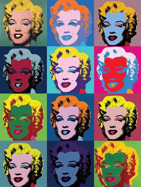 Andy Warhol Marilyn Monroe 12 Panel High Quality Digital Print - Etsy