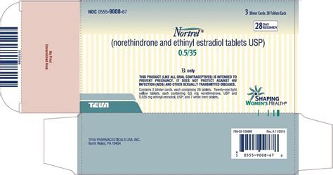 Nortrel: Package Insert / Prescribing Information