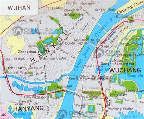 Wuhan City Map, China Wuhan City Map - Wuhan Travel Guide