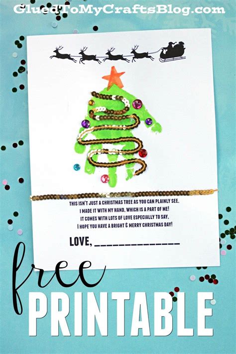 Printable Christmas Handprint Poem - Printable Word Searches