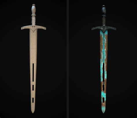 my copper sword(low poly) — polycount