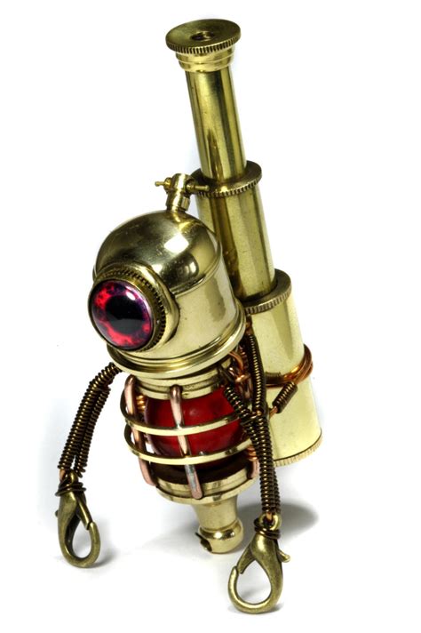 Little Steampunk Robot Sculpture by CatherinetteRings on DeviantArt