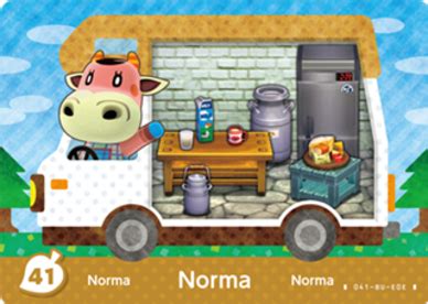 Norma (Animal Crossing Cards - New Leaf Welcome amiibo) amiibo card ...