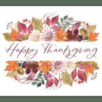 Thanksgiving Cards Printable Set - 10 Free Thanksgiving Cards