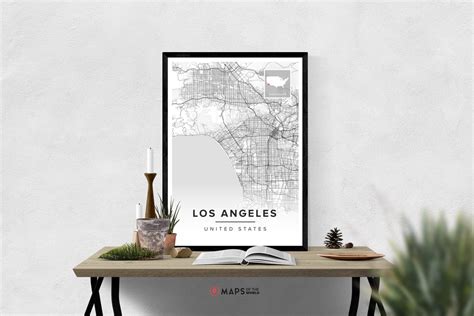 Los Angeles Map Poster – Maps Of The World