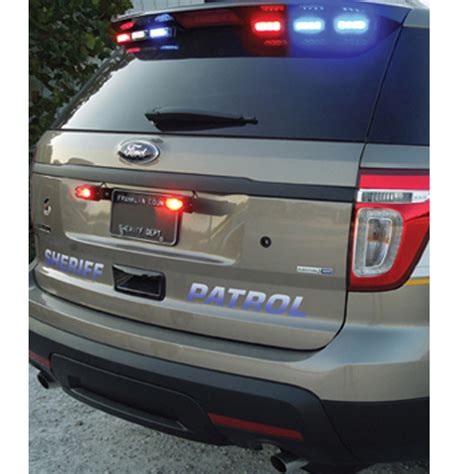 Code-3 Citadel™ Rear Spoiler Warning Light Bar for 2013-2019 & 2020 Ford Police Interceptor ...