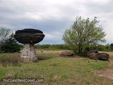 Hikes in Mushroom Rock State Park, Kansas