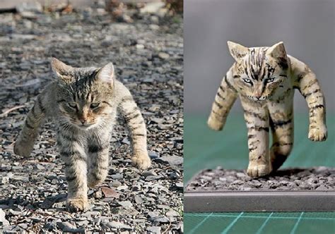 A walking cat photo (left), which has become the Internet meme and ...