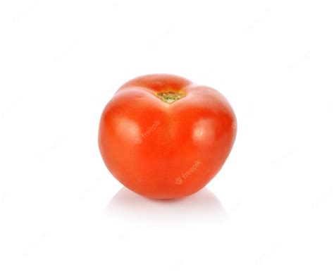 Premium Photo | Tomato on white background