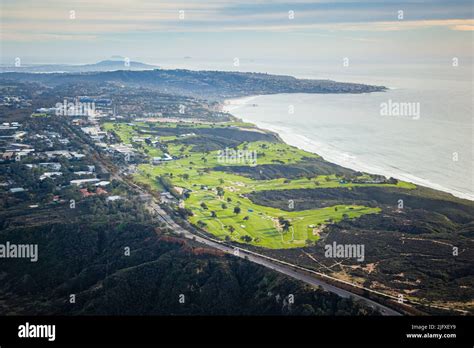 Torrey Pines Golf Course Post Farmers Insurance Open Aerial Phot Stock ...