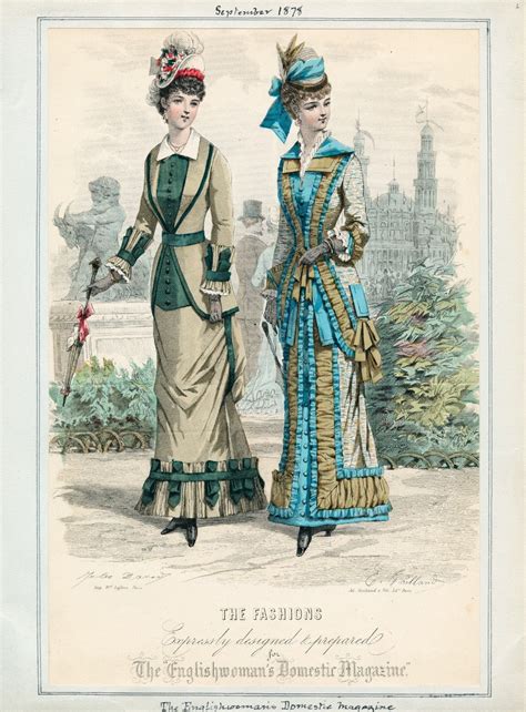 "The Englishwoman's Domestic Magazine" 1878, LAPL | Fashion plates ...