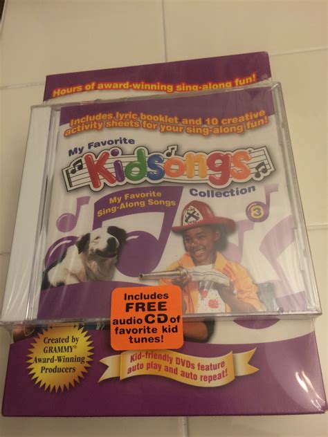 Kidsongs - Sing-Along Fun Box Set 4 Disc DVD Box Set With Extra Audio CD New OOP 14381920222 | eBay