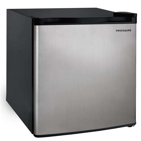 Frigidaire 1.6 Cu ft. Single Door Compact Refrigerator EFR180, Stainless Steel - Walmart.com ...