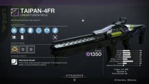 Destiny 2 Taipan-4FR Guide - God Roll & How to Get It