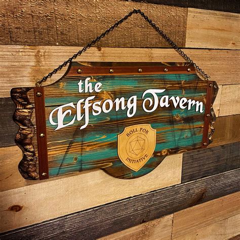 The Elfsong Tavern sign customization available | Etsy