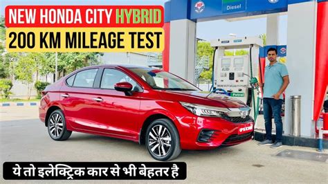 Honda City e:HEV Hybrid Real-World Fuel Efficiency Test - Video