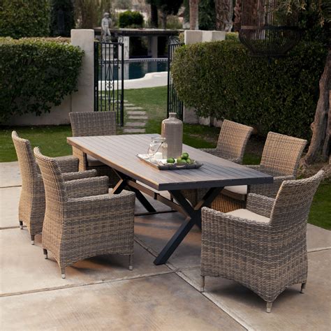 Have to have it. Bella All Weather Wicker Patio Dining Set - Seats 6 ...