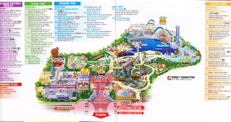 Disney California Adventure - 2009 Park Map