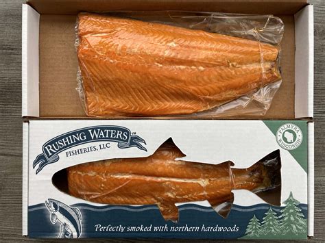 Traditional Smoked Salmon Fillet Gift Box | Rushing Waters Fisheries