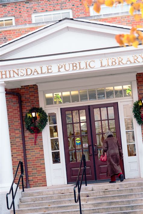 entrance - Hinsdale Public Library