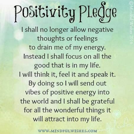 Positive Pledge Pictures, Photos, and Images for Facebook, Tumblr, Pinterest, and Twitter