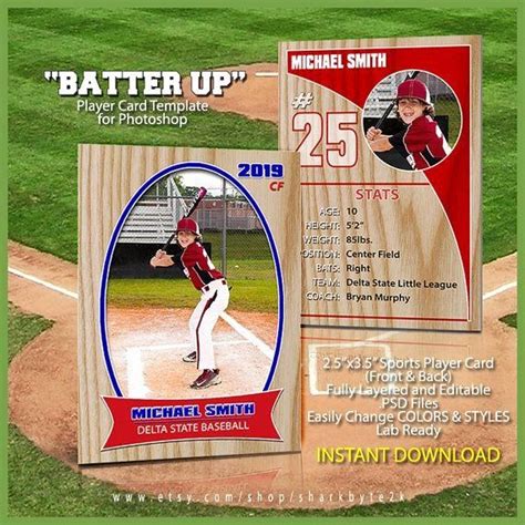 Free Baseball Card Template Photoshop : Free Baseball Card Template Download Elegant 17 Best ...