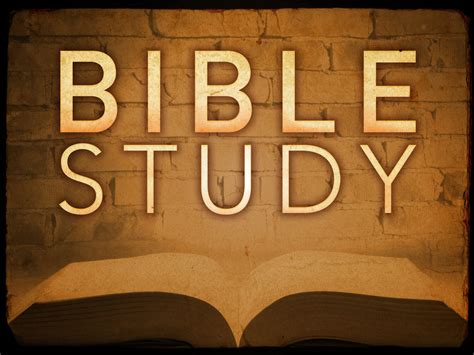 Mid-week Bible Studies – Ebenezer Baptist Church