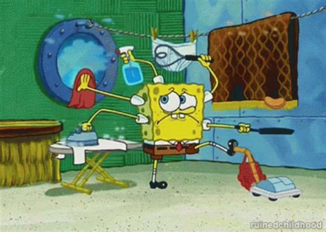 Spongebob Working GIFs | Tenor