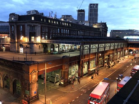 Waterloo station at dusk : r/london