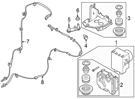 2021 Ford Explorer Platinum Hybrid Sport Utility Abs control module - PC3Z2C219A | Northside ...