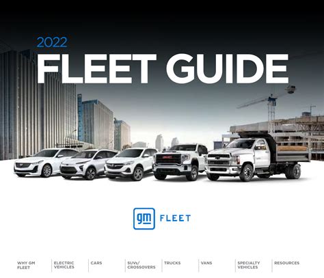 GM Fleet Guide 2022: Electric Vehicles Cars SUVs | US