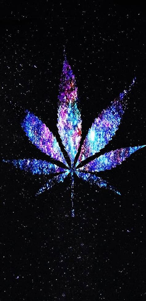 Leaf, smoke, galaxy, weeds, HD phone wallpaper | Peakpx