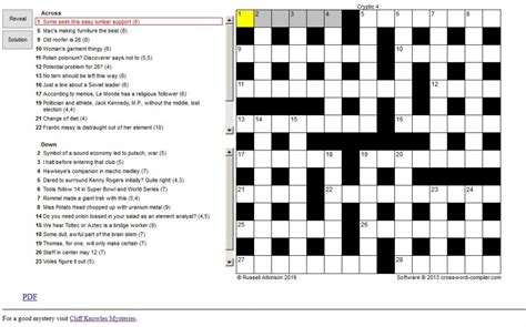 Cryptic Crossword 4 - OnWords