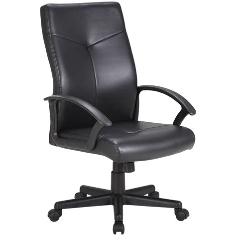 Adept High Back Leather Faced Office Chair