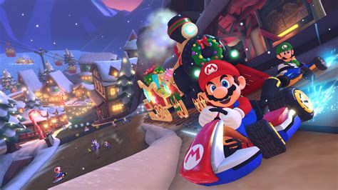 Mario Kart 8 Deluxe's Third Wave Of DLC Adds Merry Mountain And Peach ...